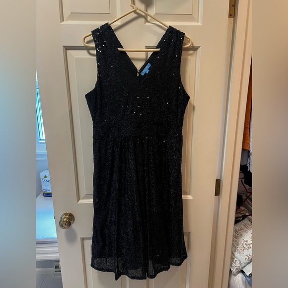 Draper James Black Sequin Glam Dress - Picture 4 of 4